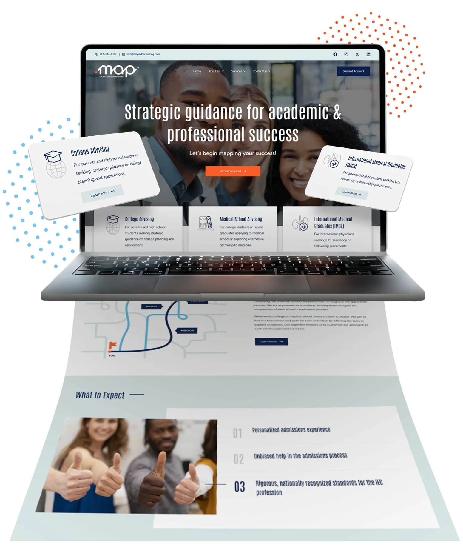 MAP Educational Consulting — home page